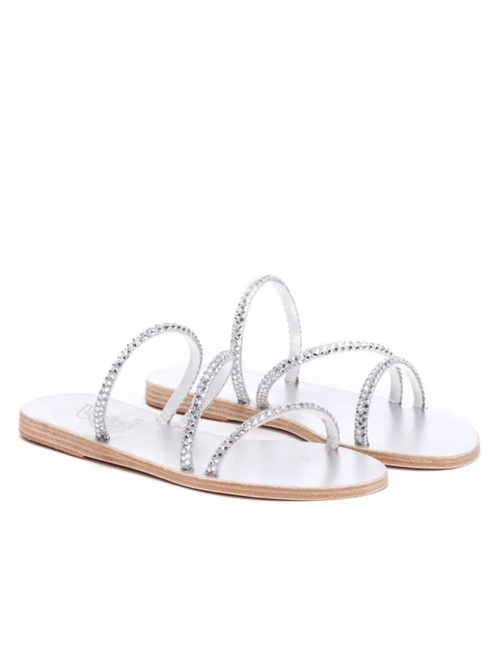 ♥️ Ancient Greek Sandals Polytimi Crystal Sandals 38